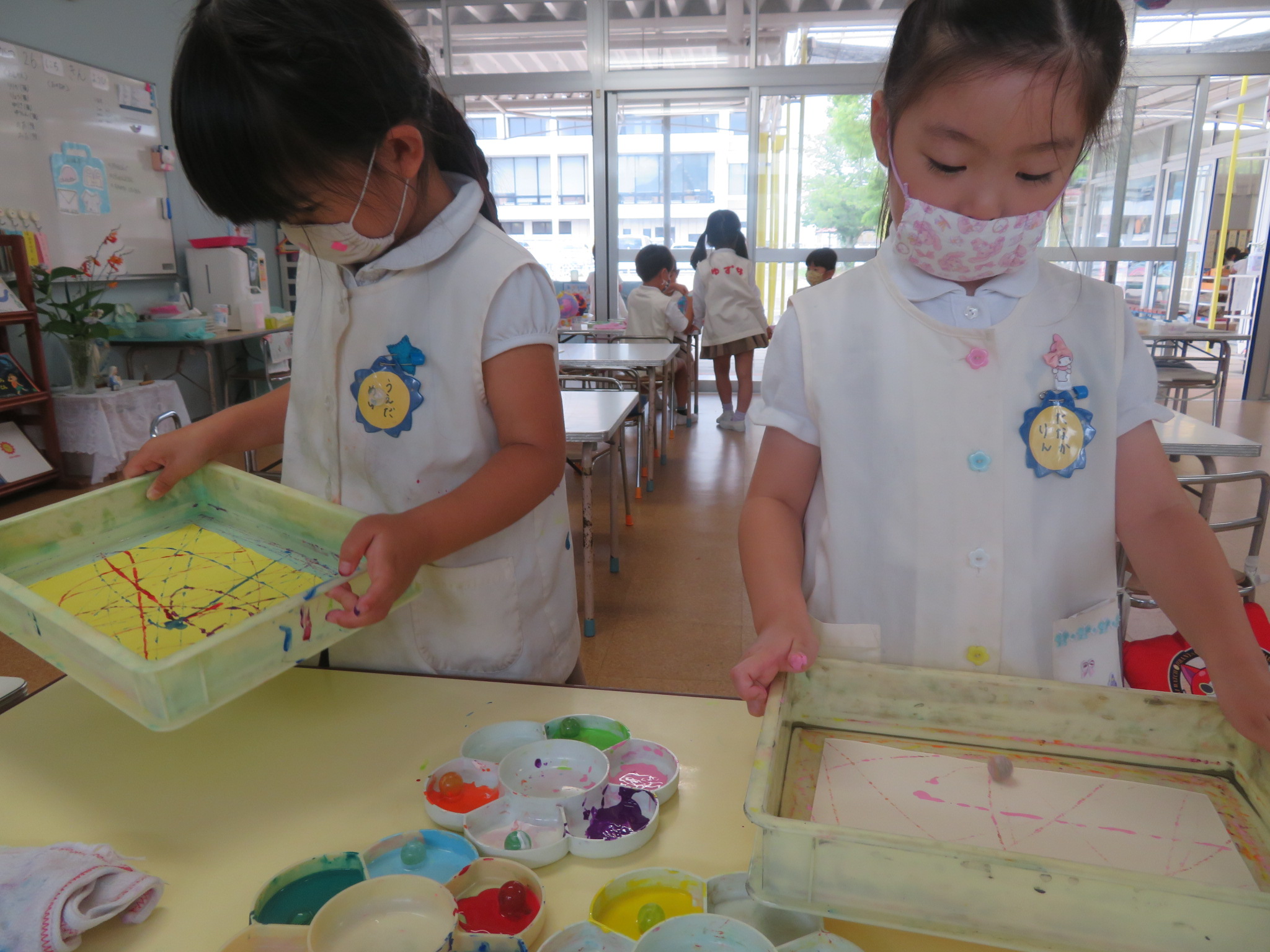 七夕制作 年長児 聖カタリナ大学短期大学部附属幼稚園 愛媛県松山市北条 カトリック