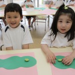 そらまめの制作(年中児)